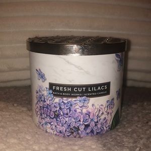 Used Bath & Body Works Fresh Cut Lilacs 3-wick!